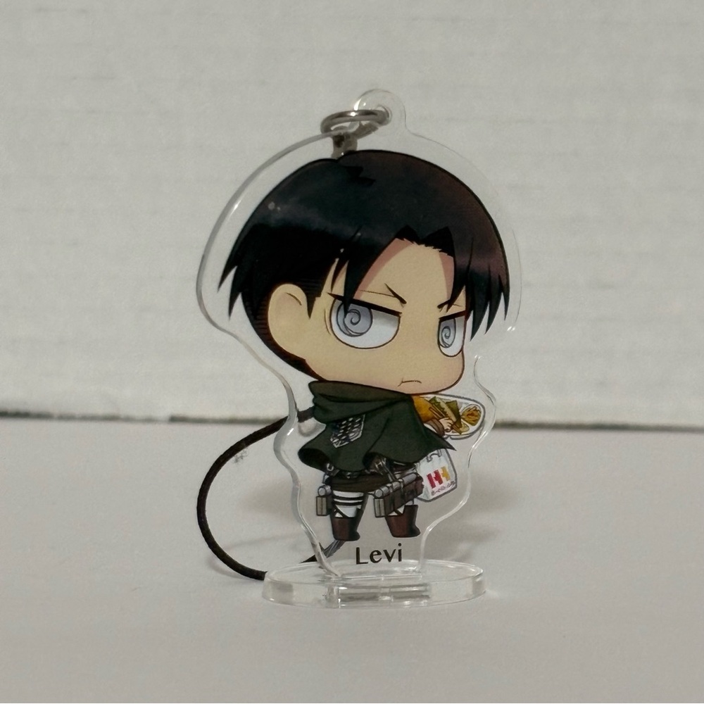 Japanese anime Attack on Titan acrylic strap/stand Levi Ackerman Hokkahokkatei